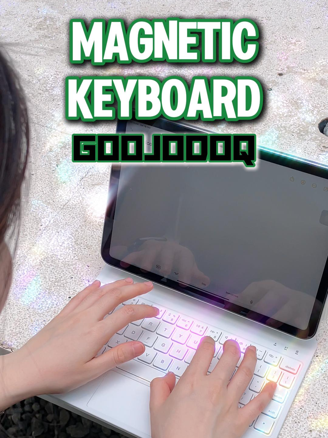 Magnetic Keyboard!! #tiktokmalaysia #senangbawa #fyppppppppppppppppp #tiktokshopmalaysia #grabnow #tekanbegkuning #magnetickeyboard #magnetic #ipad #ipadkeyboard #wirelesskeyboard