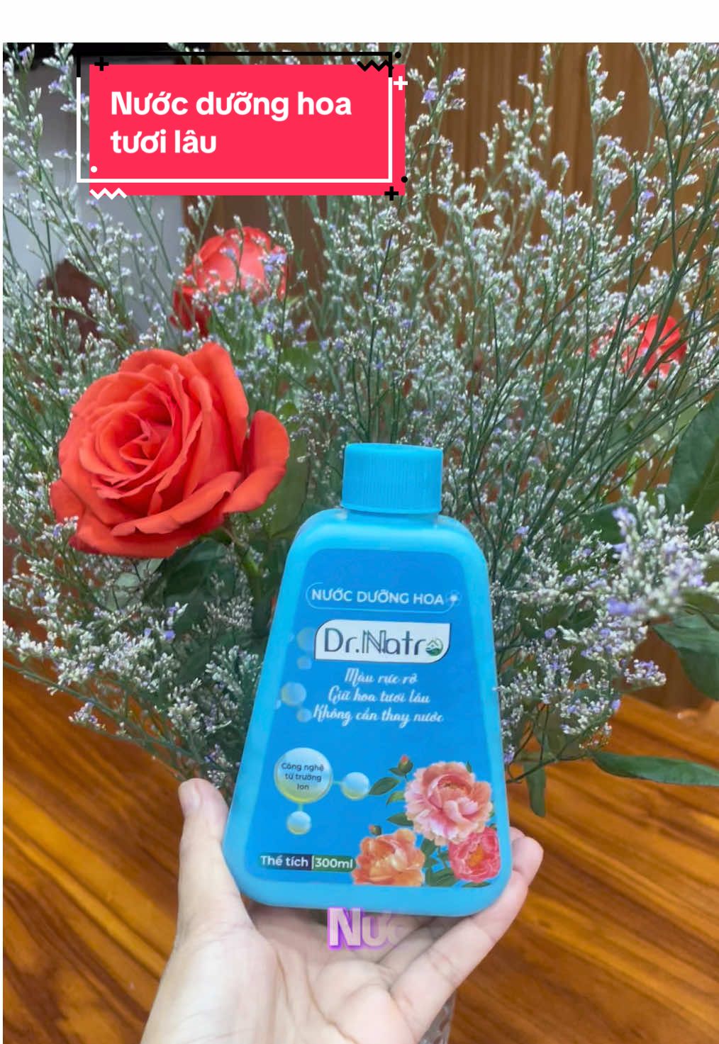 Nước dưỡng hoa tươi lâu #drnatro #nuocduonghoa #nuocduonghoatuoilau #hoatuoi #giadinhgau38  @giadinhgau_38 