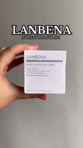 Sobrang ganda at effective nito😍#lanbenanoseplantsporestrips #whiteheadsremoval #nosestrips#lanbenaproducts 
