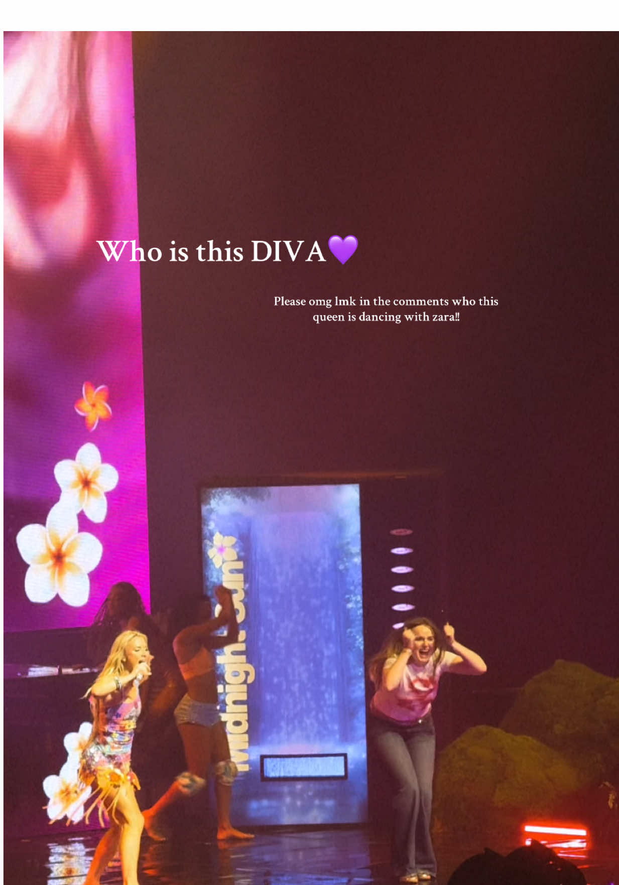 she ATEEE! #zaralarsson #midnightsun #zaralarssonamsterdam #midnightsuntour #foryou 