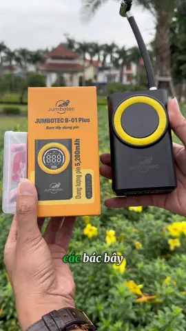 Bơm Lốp Thông Minh Jumbotec B01 Plus, Pin Sạc 5200mAh. Bơm Đa Năng Cho Ô Tô, Xe Máy, Xe Đạp. Bảo Hành 12 Tháng #shopbaobaotiktok #bomlopoto #jumbotec #bomxemay #maybomlop  @Bảo_Bảo_STORE  @Bảo_Bảo_STORE  @Bảo_Bảo_STORE 
