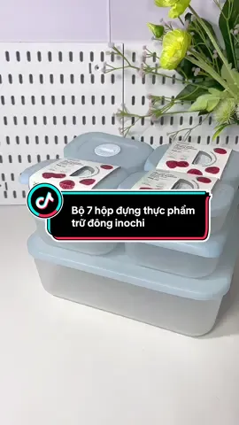 Bộ 7 hộp đựng thực phẩm trữ đông inochi #hopdungthucpham #hopdungthucphamtulanh #inochi #review #viral 