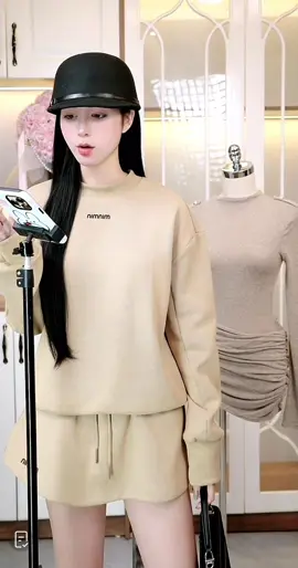 Set 2 Món Áo Sweater Cổ Tròn  #set #setxinh #thoitrangnu #xuhuong #vairal 