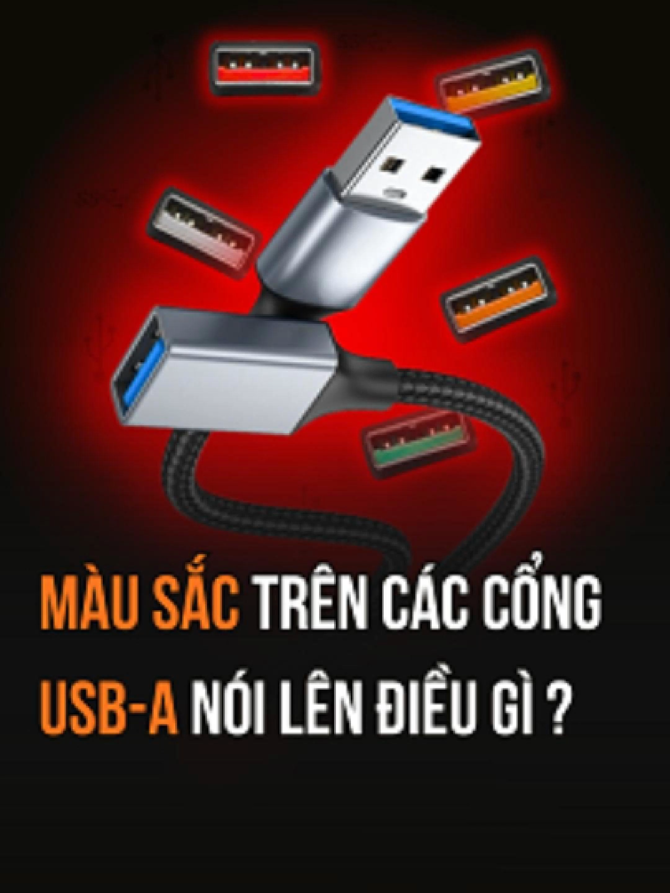 Màu sắc trên cổng USB có tác dụng gì? #tinhochungphat #bocpc #USB #pc #usba