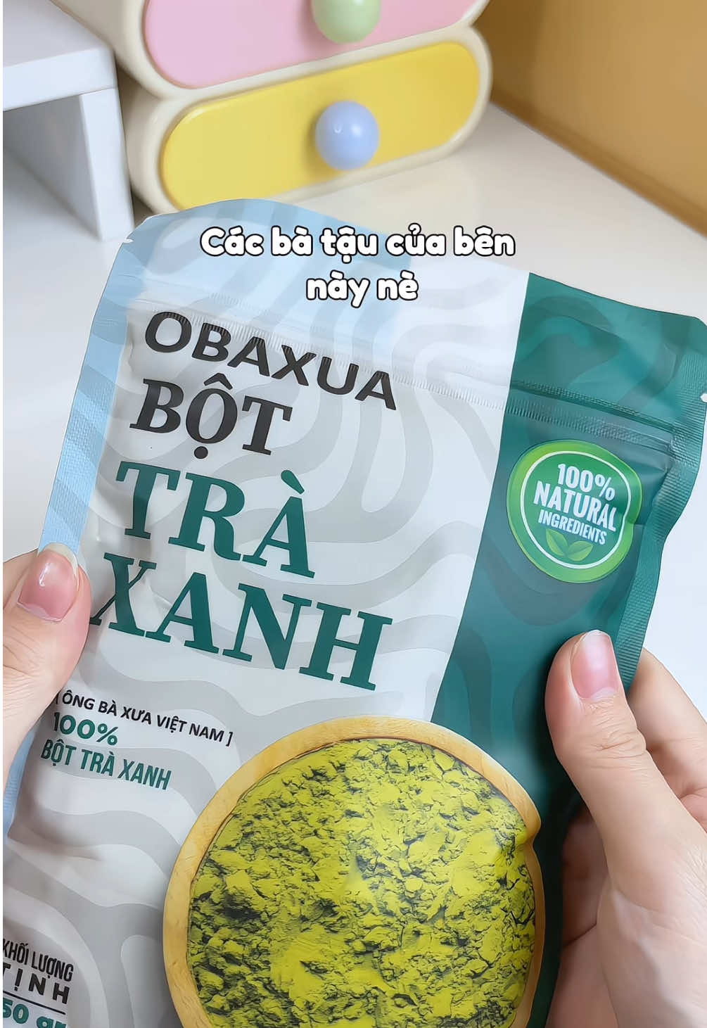 Bôit trà xanh ủ trắng body Obaxua , dùng được cho cả da mặt luôn nhen #obaxua #bottraxanh #bottraxanhobaxua 