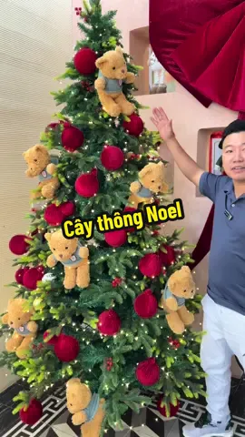 Cây thông Noel cao 1m8 tặng kèm phụ kiện #caythongnoel #xuhuongtiktokshop #phamthanh888333 