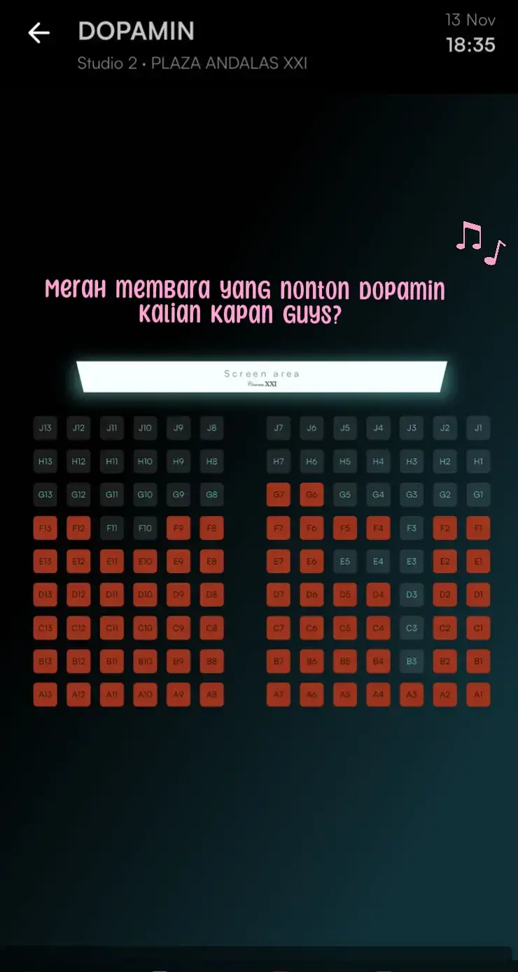 MERAH MEMBARA! Yang nonton DOPAMIN hari ini dopaminnya auto naik gila-gilaan. #filmdopamin #dopamin #anggayunanda #sheninacinnamon #fyppppppppppppppppppppppp 