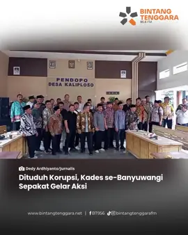 Para kepala desa se-kabupaten Banyuwangi akan menggelar aksi menyampaikan aspirasi ke DPRD Banyuwangi, pada Senin, 17 November 2025. Rencana aksi para kepala desa se-kabupaten Banyuwangi tersebut menyikapi atas tuduhan oknum anggota DPRD Banyuwangi yang menyudutkan para kepala desa. 