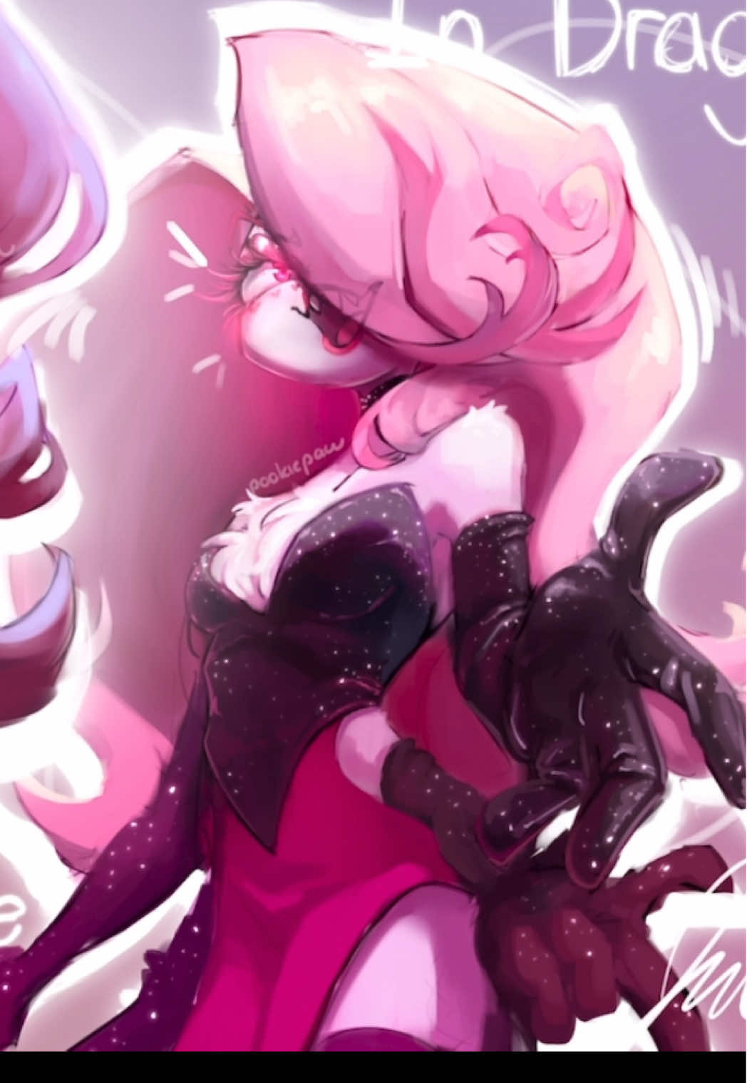 Angel In Drag Ahh I had to reupload, hope yall like it.  #hazbinhotel #angeldust #andrewindrag #angeldusthazbinhotel #digitalart 