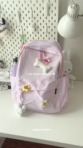 cute backpack dapet pin & keychain jugaa😍🫶🏻 #cutebackpack #backpack #backpackforschool #backpackgemas #ransel 