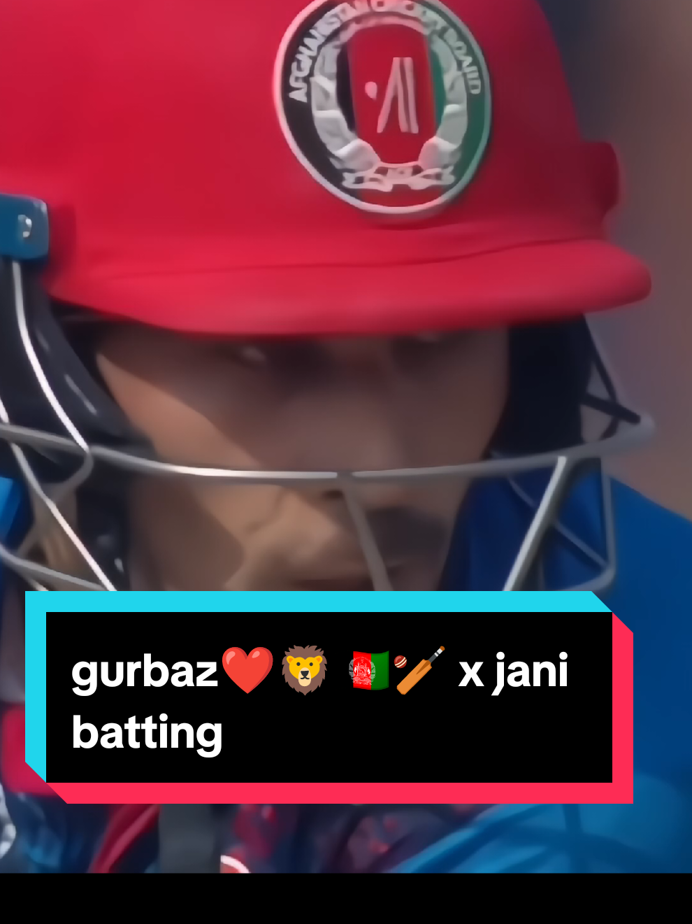 #gurbaz❤️🦁🇦🇫🏏 x jani batting #batting #cricket #Foryou #trending 