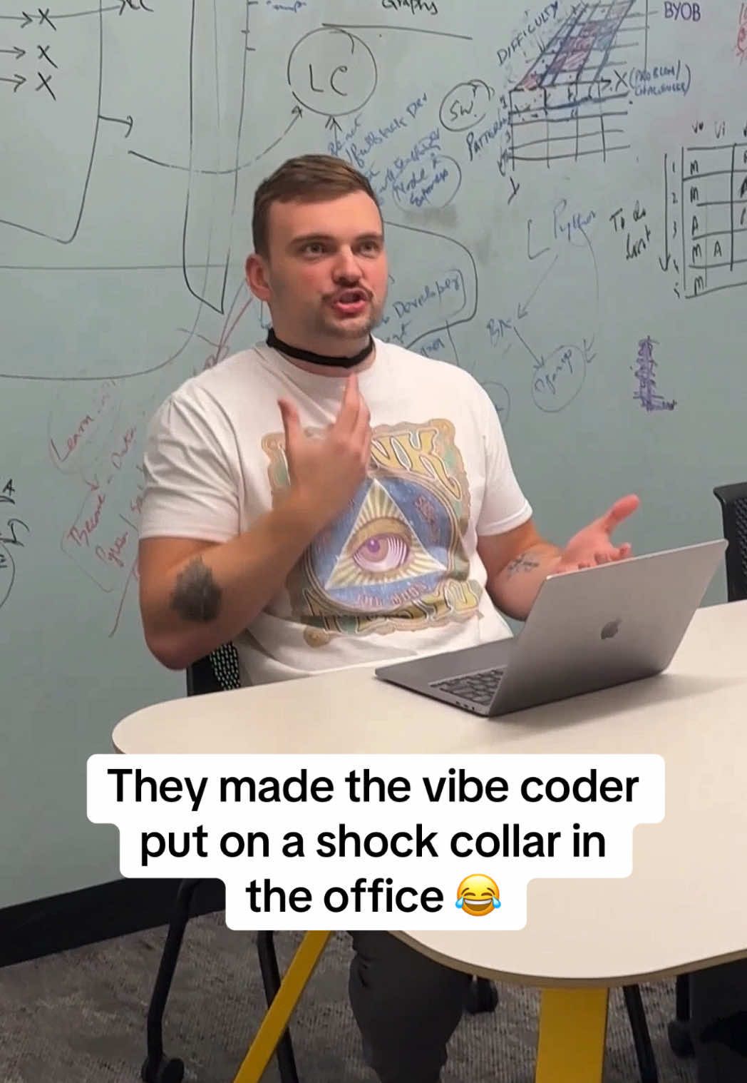 Well that’s certainly one way to try and stop him 😂😅 #codingmemes #developerhumor #developermemes #programminghumor #Tech 