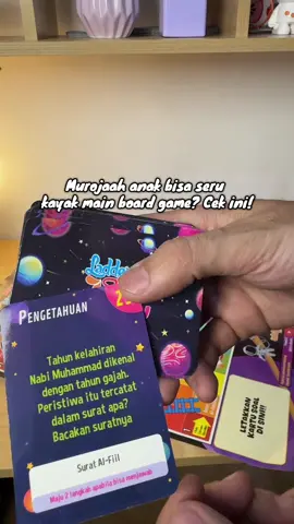 Murojaah jadi lebih ringan dan seru dengan Ular Tangga 30 Juz. Ada kartu langkah, kartu tantangan, dan Juz Amma kecil untuk bantu anak baca dan hafalan dengan cara menyenangkan. #murojaahanak #edukasialquran #permainanedukasi #hafalananak #parentingmuslim 