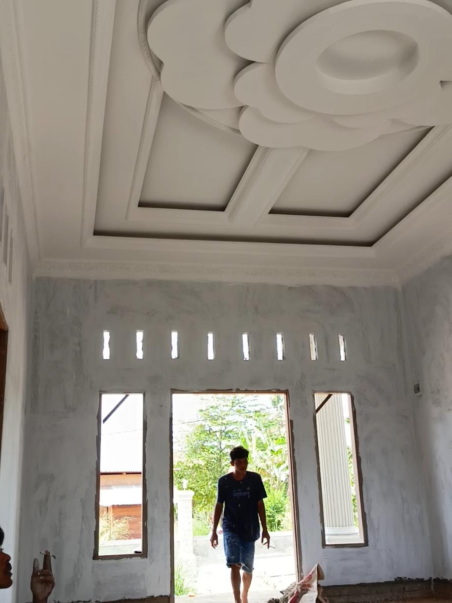 plafon gipsum..!!!  #plafongypsum #interiordesign #plafonpvc #fyp 