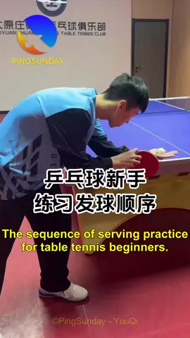 Learn the 10 serves in table tennis Exclusive coaching videos of coach YouQi. Don't upload the videos of coach YouQi without our permission. Do you have any question, just ask PingSunday.