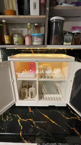 #dishrackcabinet #dishcabinet #dishrack #dishrackorganizer #fyp 