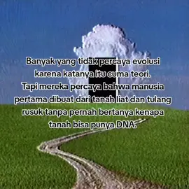 Mereka menertawakan teori evolusi, tapi membela dongeng penciptaan. Bedanya, satu diuji, satu diceritakan.#atheis #kristen #islam #fypforyu #sains 