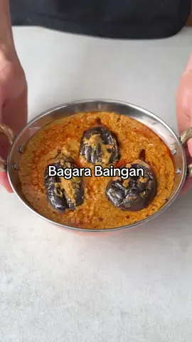 Is this India’s richest curry?! #bagarabaingan #indianfood #vegan Full recipe on my website (link in bio) 👏