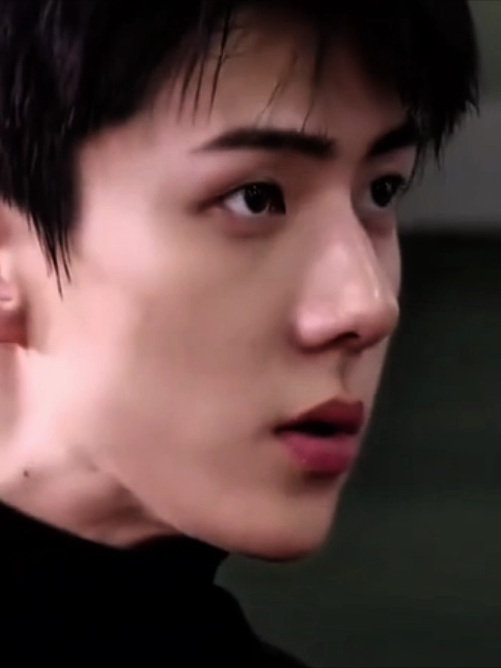 he is so unreal #sehun #exo #kpop #facecard 