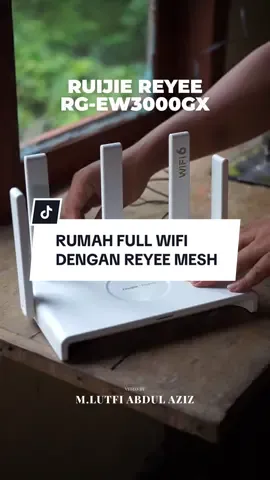 JANGAN SAMPE TETANGGA TAU! Klo rumah kamu full wifi gara-gara cara ini! Dengan cara ini kamu gak perlu setting-setting yang ribet karena cukup dengan pencet tombol aja bakalan otomatis ke setting sendiri dan bikin semua ruangan kamu jadi pull wipi!. Yupps! dengan Reyee Mesh, masalah deadspot di rumah kamu bakalan terselesaikan cuma dengan pencet tombol aja!. Cobain Reyee Mesh sekarang! #ruijie #ruijiereyee #reyeemesh #ruijieindonesia #wifimesh 