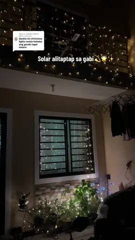 Replying to @JANNAH GRACE, RMT yes pangmatagalan ng gamitan, solar pa kaya tipid sa kuryente #solarlights #solar #solarlight #fairylights #christmaslights 