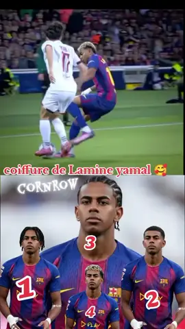 coiffure de Lamine yamal 🥰🥰🥰🥰