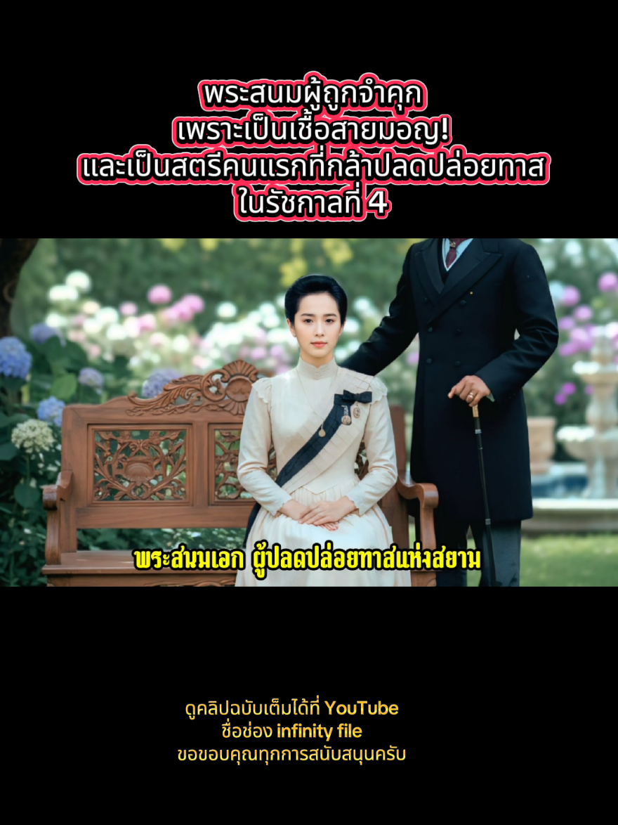 เจ้าจอมมารดาแห่งชาวมอญ ผู้ปลดปล่อยทาสคนแรกในสยาม #ประวัติศาสตร์ไทย #infinityfile  #เจ้าจอมมารดากลิ่น #เลิกทาสคนแรก #เจ้าจอมในรัชกาลที่4