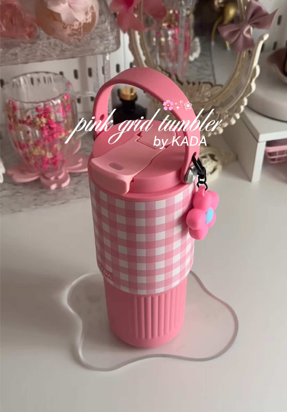Replying to @n o s t a l g i c when pink is your favorite color! 💕🎀 #kadatumbler #tumblerwithstraw #vacuumtumbler #KADAHydrate #watertumbler@KADA Tumbler 