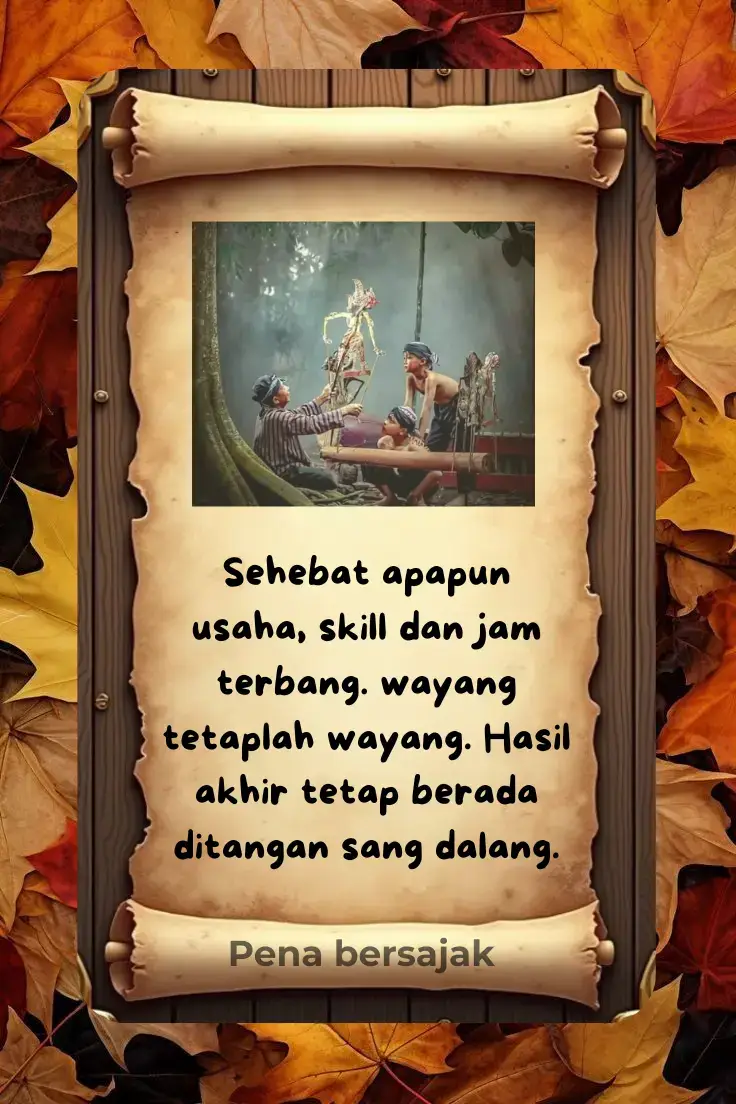 tapi ini bukan tentang wayang #nasihatkehidupan #motivasihidup #katakatabijak #motivation #bissmillahfyp 