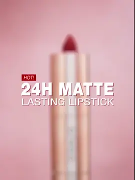 Check out O.TWO.O Matte Lipstick Misty Kiss Lock Color Silky 24H Long Lasting Lip Makeup at 55% off! ₱164 only. Get it on Shopee now! 🥰 Buy here: https://s.shopee.ph/9zpso4rjvk