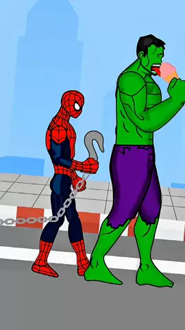 😂Spider-Man vs hulk 2 challenge kidsfunny #batman #spiderman #usakids #foruyou #forupage 