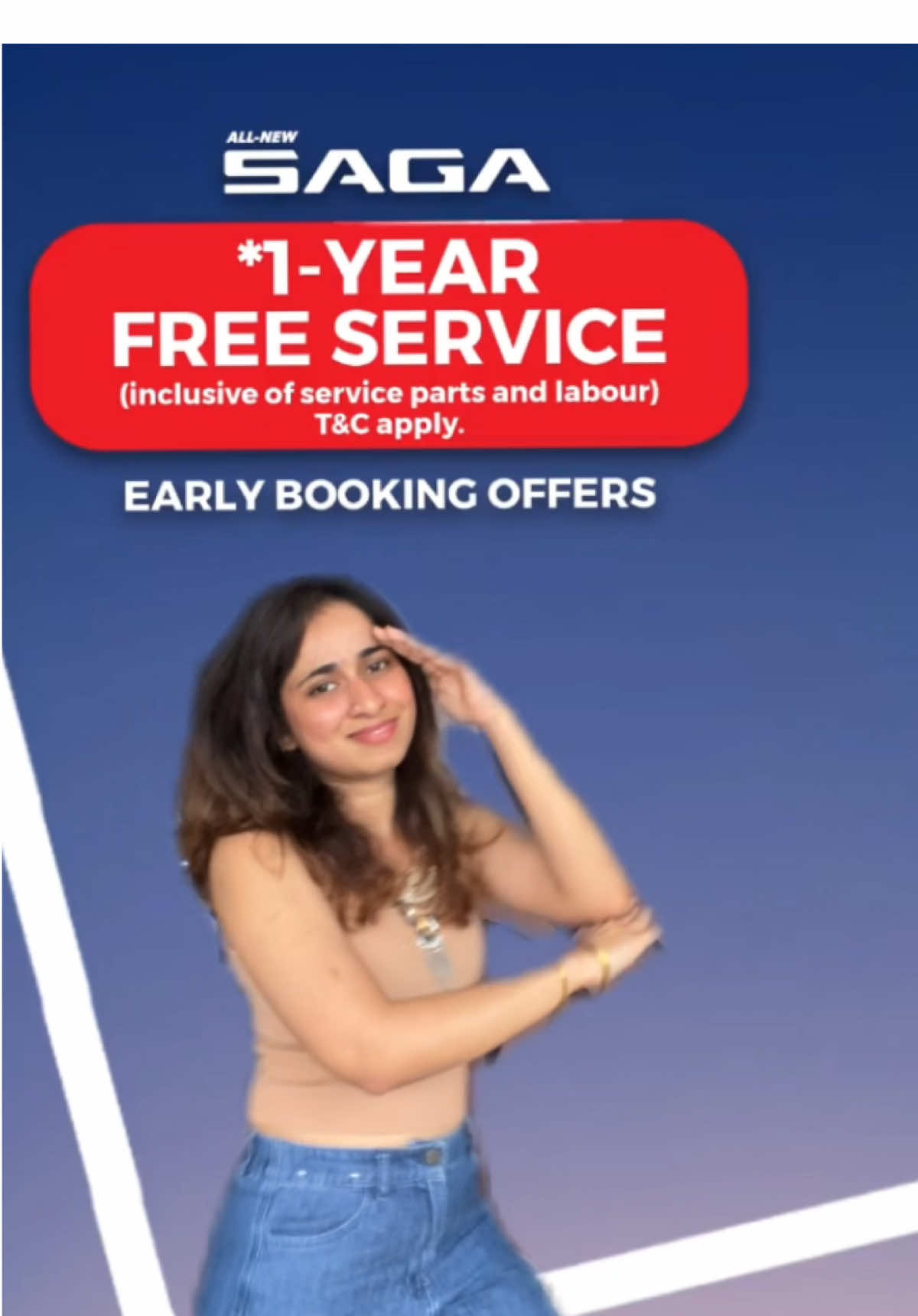 @Saga Buzz #IconicWithSaga  Ready to groove with the All-New SAGA! ✨💃 Using the #MySAGAMoment effect and bringing out my best moves 🔥 Let’s make our moment iconic together! #proton #protonsaga 