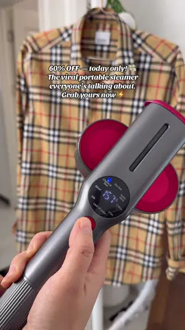Say goodbye to wrinkles in a flash! ✨ No iron? No problem. Try this quick and easy hack to keep your clothes looking fresh and smooth every day. 👕💨 #steamer #clothes #iron#TikTokShopBlackFriday#TikTokShopCyberMonday 