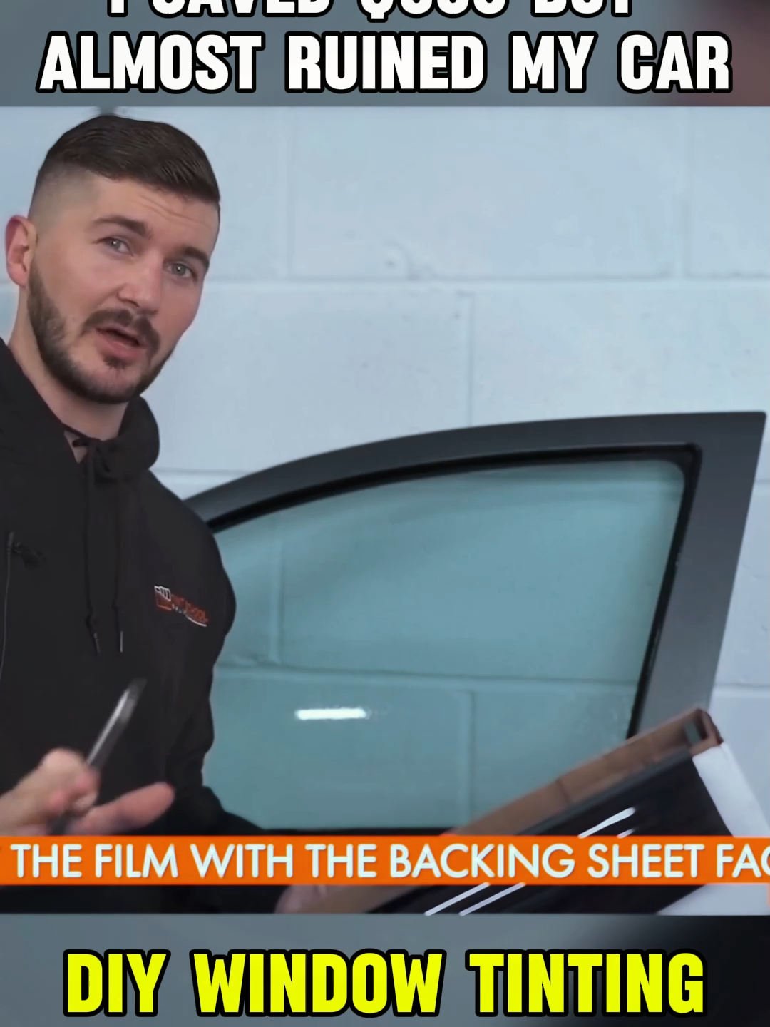 How To Tint Windows - Window Tinting For Beginner #windowtint #tinting #tint #DIY #car #WindowTent #tinttutorial #TintFilm #asmrvideo #howto #diyproject #tips #fyp