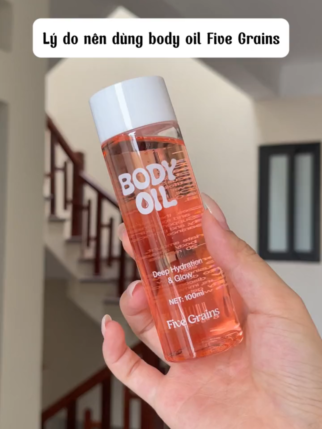 #bodyoil #FiveGrains #Dauduongthiennhien