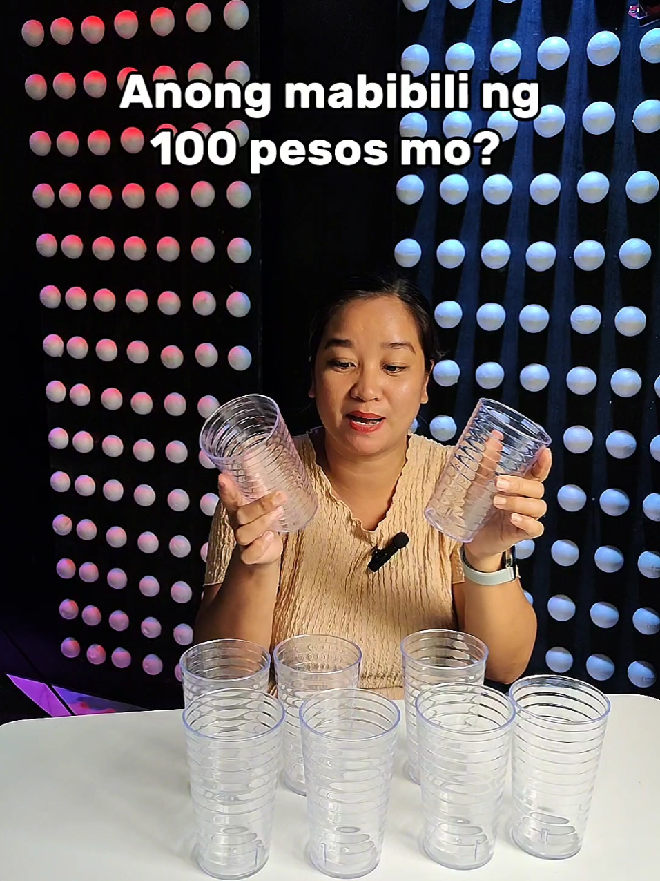 100 pesos mo meron ka ng 9pcs Acrylic drinking glass na napaka sosyal at matibay pa! ##AcrylicCups #KitchenFinds #drinkwareset#HomeEssentialsPH #AestheticHome   