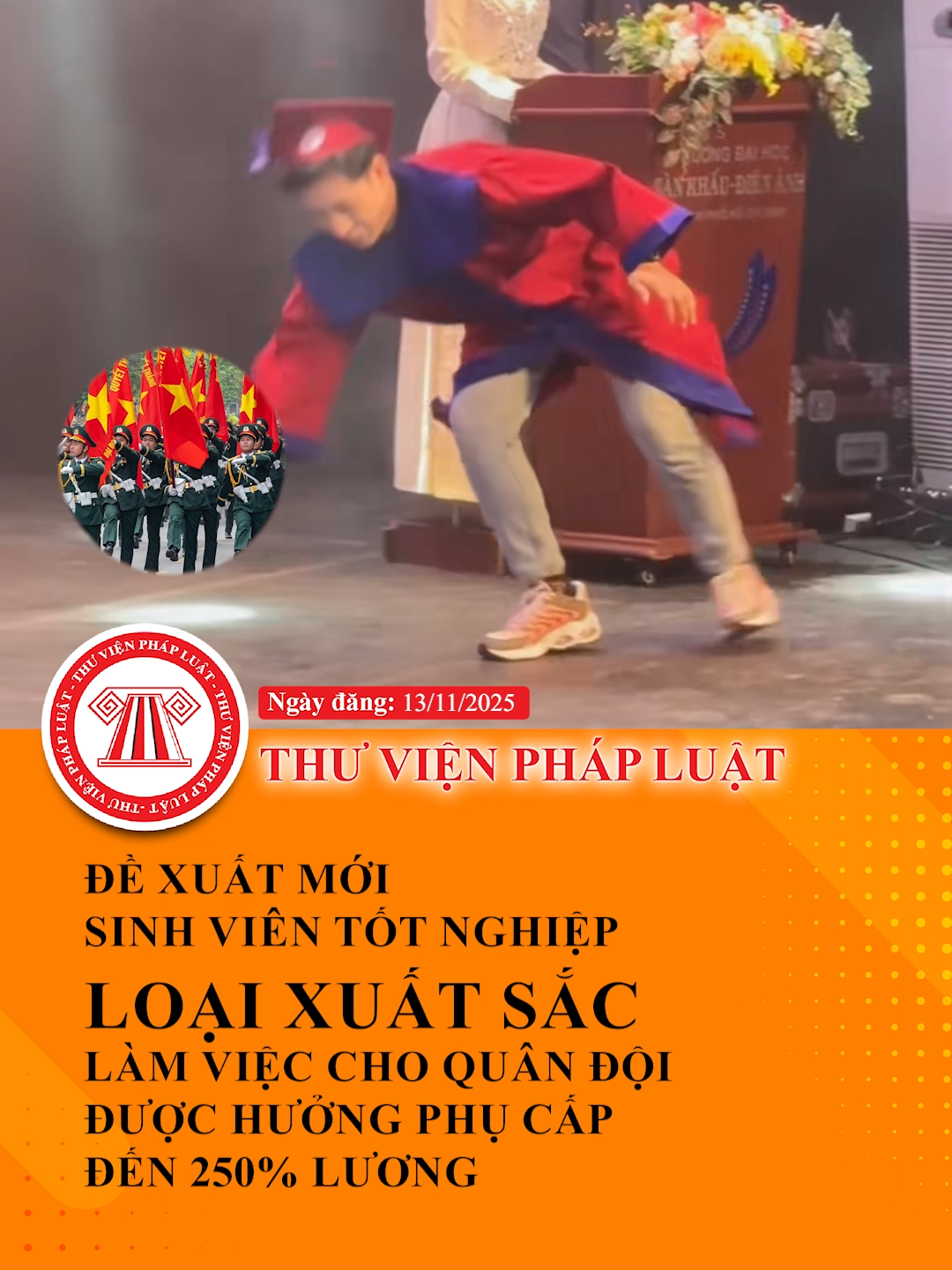 Đề xuất mới: Sinh viên tốt nghiệp loại xuất sắc làm việc cho Quân đội được hưởng phụ cấp đến 250% lương  #TVPL #ThuVienPhapLuat #LearnOnTikTok #Hoccungtiktok