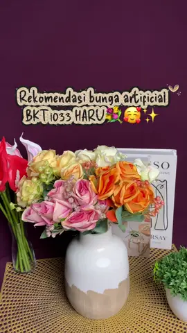 Yang mau bisa langsung chekout ya😍💐 #bungartificial #fyp #bouquet 