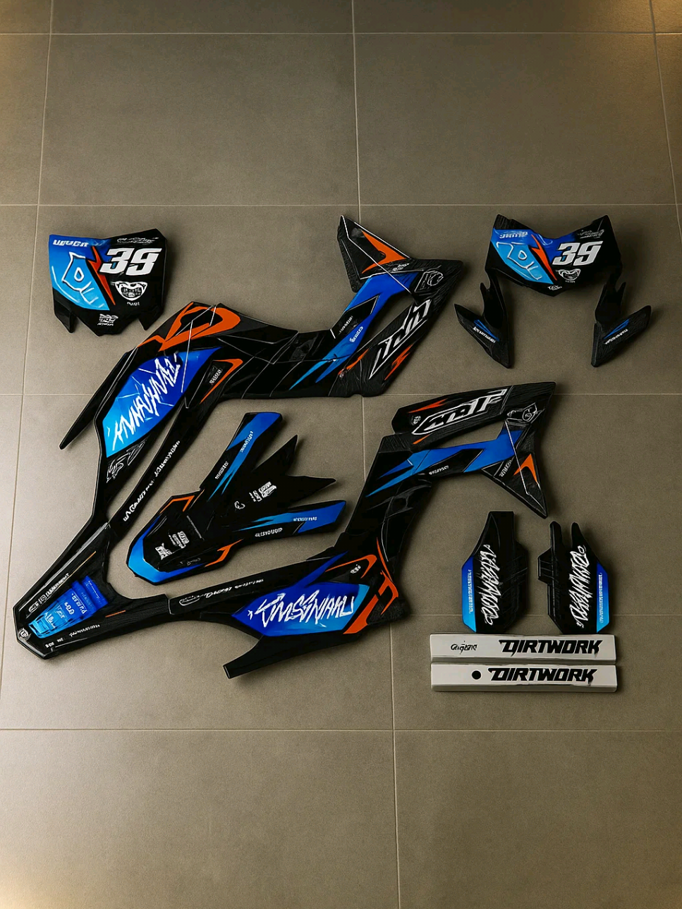 DECAL FULLBODY CRF 150L MOTIF GRAVITY KEREN VARIAN CHROME HOLOGRAM PREMIUM SUPERGLOSSY BY DIRTWORK #decalcrf #decalfullbody #gajiansale 