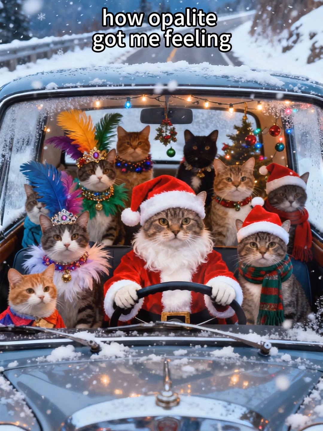 swiftie cat #taylorswift #cat #viral #thelifeofashowgirl #swiftiecat #fyp #ai #opalite #christmas