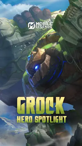 Fortress Titan | Grock Grock is a Tank hero who can alter the battlefield terrain and deliver crowd control through skills. Want to learn more about this Tank hero? Let's watch the spotlight video! #MobileLegendsBangBang #MLBBNEWHERO
