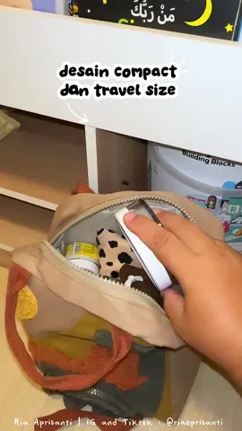 barang yg musti dibawa kalo nginep dimanapun, desain yg compact jadi travel size sampe bisa masuk tas bocil hihi @Ellara.id #travelsize #shower 