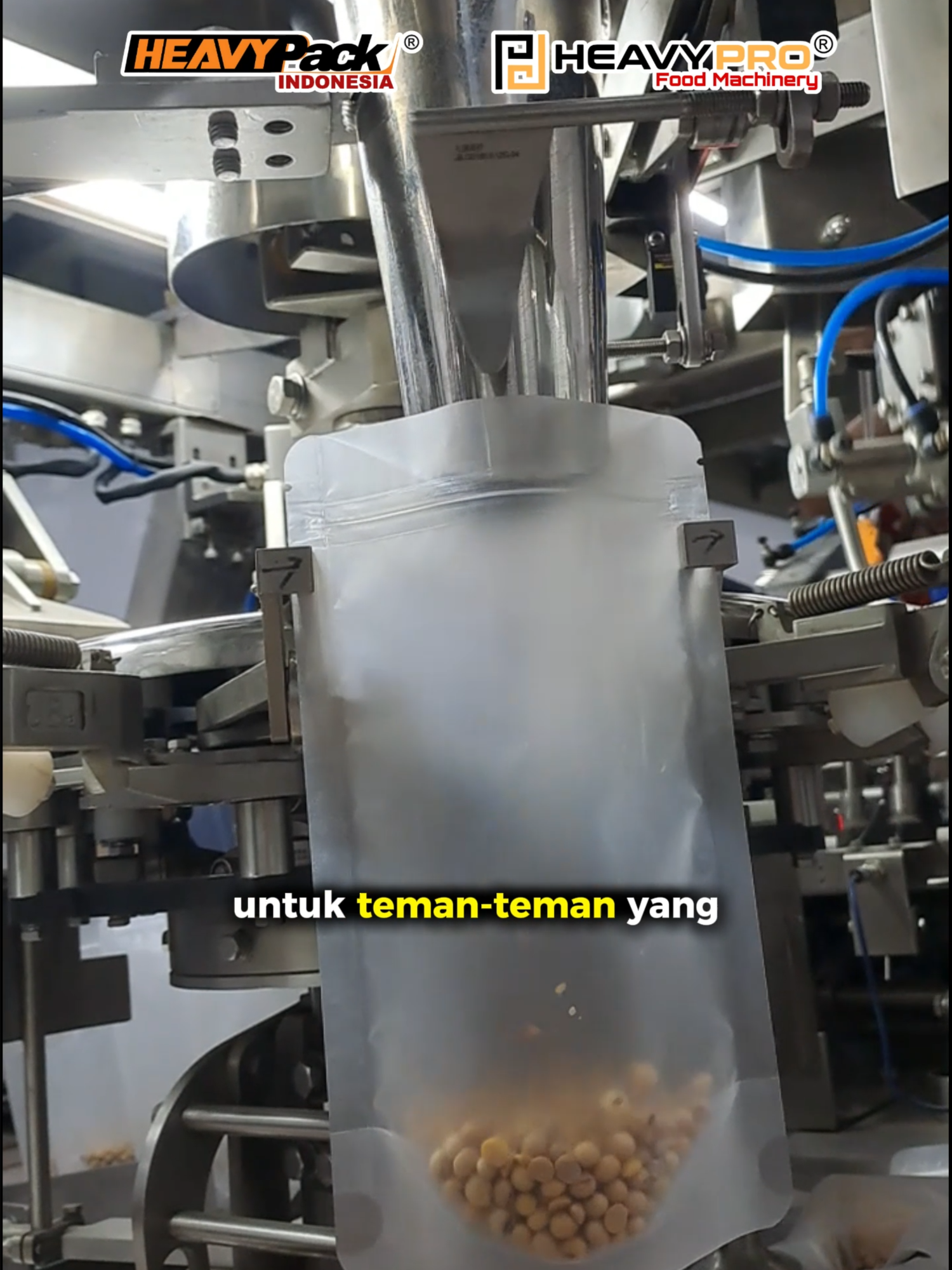 Hari kedua makin rame! Banyak yang mampir buat lihat mesin kemasan dan mesin olahan makanan yang lagi dipajang di Booth AB002. Ayo guys buat kamu yang belum ke event SIAL Interfood, mimin tunggu ya di booth HeavyPack HeavyPro Indonesia! 📍 JIExpo Kemayoran 📅 12–15 November 2025 #SIALInterfood2025 #SIALInterfood #MesinPengolahMakanan #FoodPackaging #PackagingMachine #MesinPengemas #FoodProcessing #FoodIndustry #IndustriMakanan #EventPackaging #PameranMesin #FoodTech