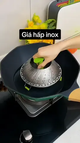 Giá hấp inox cách thủy ,tránh đc bỏng tay#dogiadung #giadungtienich #giadung 