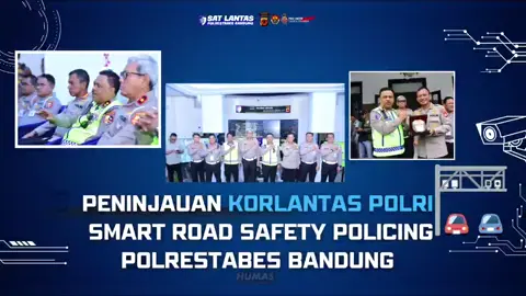 Kapolrestabes Bandung Kombes Pol Dr. Budi Sartono, S.I.K., M.Si., M.Han. menerima langsung kunjungan kerja Korlantas Polri dalam rangka peninjauan penerapan Smart Road Safety Policing sebagai bagian dari program Smart City Bandung yang aman, tertib, dan lancar, Rabu (12/11/2025) di Mapolrestabes Bandung. Kegiatan ini dipimpin oleh Kakorlantas Polri Irjen Pol Drs. Agus Suryonugroho, S.H., M.Hum., didampingi Dirkamsel Korlantas Polri Brigjen Pol Prianto, S.I.K., M.Si., serta Dirlantas Polda Jabar Kombes Pol Dodi Darjanto, S.I.K., M.H. Turut hadir mendampingi, Waka Polrestabes Bandung AKBP Dedi Wahyudi, S.Sos., S.I.K., M.H., M.I.K., dan Kasat Lantas Polrestabes Bandung AKBP Wahyu Pristha Utama, S.H., S.I.K., M.H. Dalam kesempatan tersebut, Kapolrestabes Bandung menyampaikan apresiasi atas kunjungan dan perhatian Korlantas Polri terhadap penerapan teknologi di wilayahnya. Ia menegaskan bahwa kehadiran program Smart Road Safety Policing akan semakin memperkuat upaya Polrestabes Bandung dalam menciptakan kondisi lalu lintas yang aman, tertib, dan lancar di Kota Bandung. “Kami siap mendukung penuh penerapan Smart Road Safety Policing sebagai bagian dari Smart City Bandung. Program ini menjadi wujud nyata transformasi digital pelayanan publik yang modern, terintegrasi, dan berorientasi pada keselamatan masyarakat,” ujar Kapolrestabes Bandung. Jika wargi bandung butuh bantuan silahkan hub : DM IG : Polrestabes Bandung Call Center : 110 WA KANG BUSAR : 082130201996 Call Center Prabu : 081818612889 Follow juga akun ig@prabu.lodaya.presisi agar semakin banyak informasi yang dapat kami terima dari wargi kota Bandung. @prabowo @listyosigitprabowo @habiburokhmanjkttimur @kapolda.jawabarat @dedimulyadi71 @hmfarhanbdg @ntmc_polri @rtmcpoldajabar @divisihumaspolri @humaspoldajabar @humaspolrestabesbandung @simrestabesbdg @polrestabesbandung @budisartono96 @infobdgcom @prfmnews @bandung.banget @infobandungkota @halobandung @infobandung_ @pikiranrakyat 