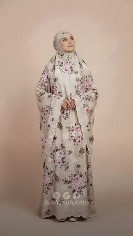 Mukena Dewasa Motif Terbaru Resleting Dagu Katun Premium dengan Desain Elegan dan Motif Bunga Menarik #SiPalingCantik #mukena #sholat #pakaian #muslimah 