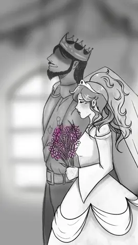 (Yes this is #wlw ) These are my characters from my #webtoon !! Cupid (Q) and Ava! 🥰 #princessandknight #knightandprincess #sapphic 