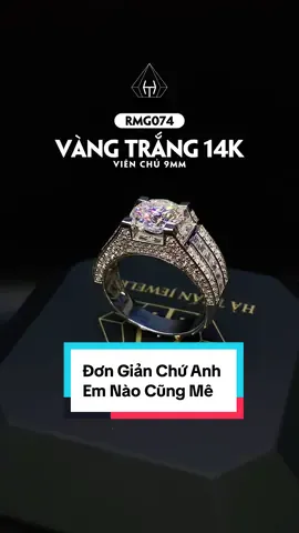 Mẫu này anh em thấy sao ạ. Đơn giản nhưng sáng đúng ko 😎 #nhannamdep #nhannammoissanite #nhanvangmoissanite #nhannamvangtrang #nhannamkimcuong 