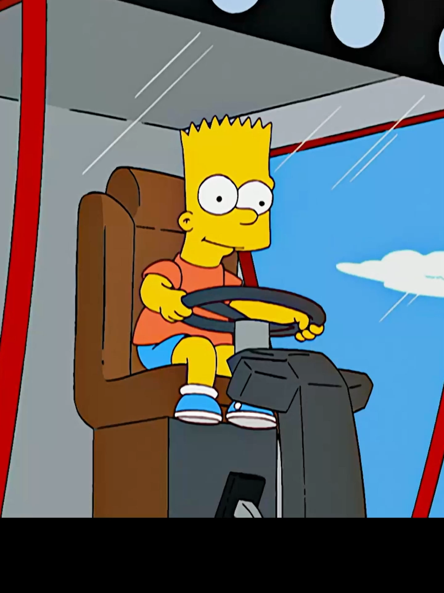 Bart drove a super harvester.#fyp #fypシ #foryou #thesimpsons #cartoon