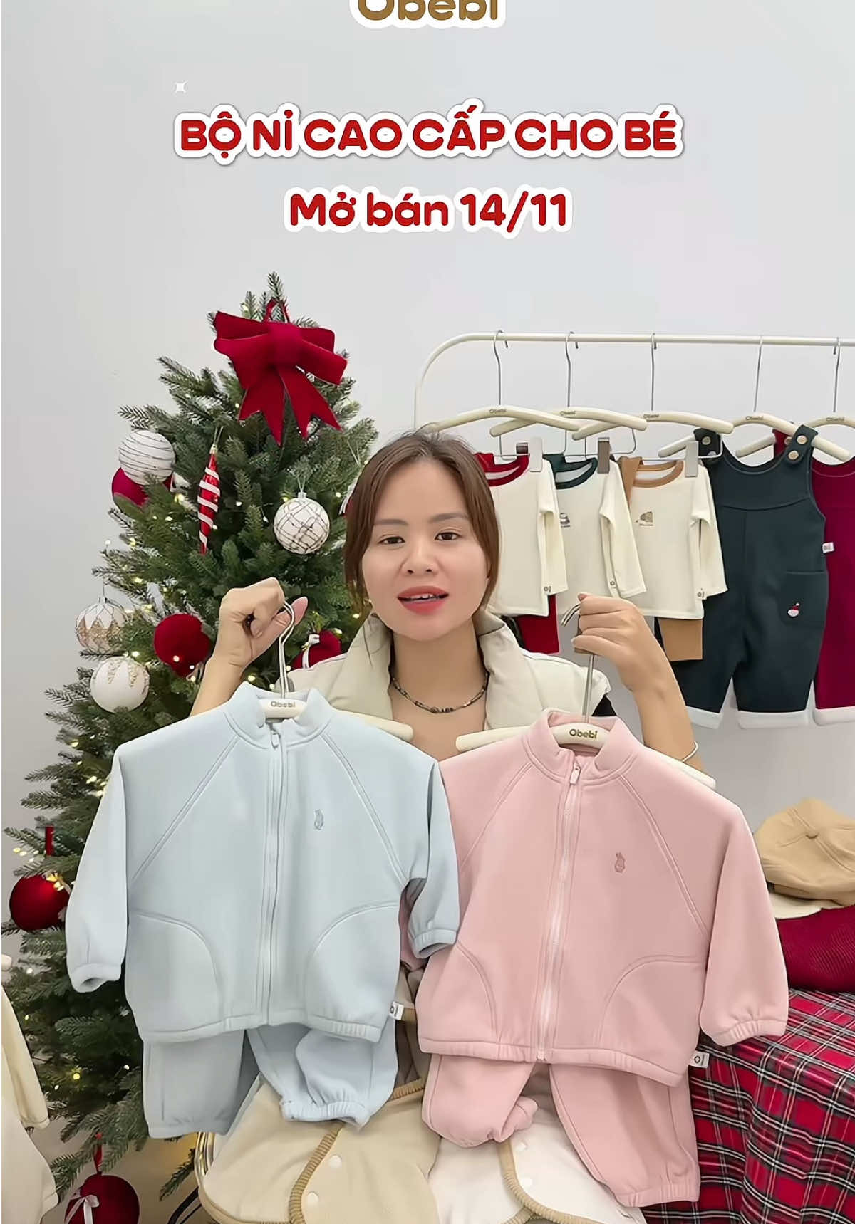 BỘ NỈ CAO CẤP CHO BÉ | MỞ BÁN 14/11 🎉🎉 #obebi #viral 